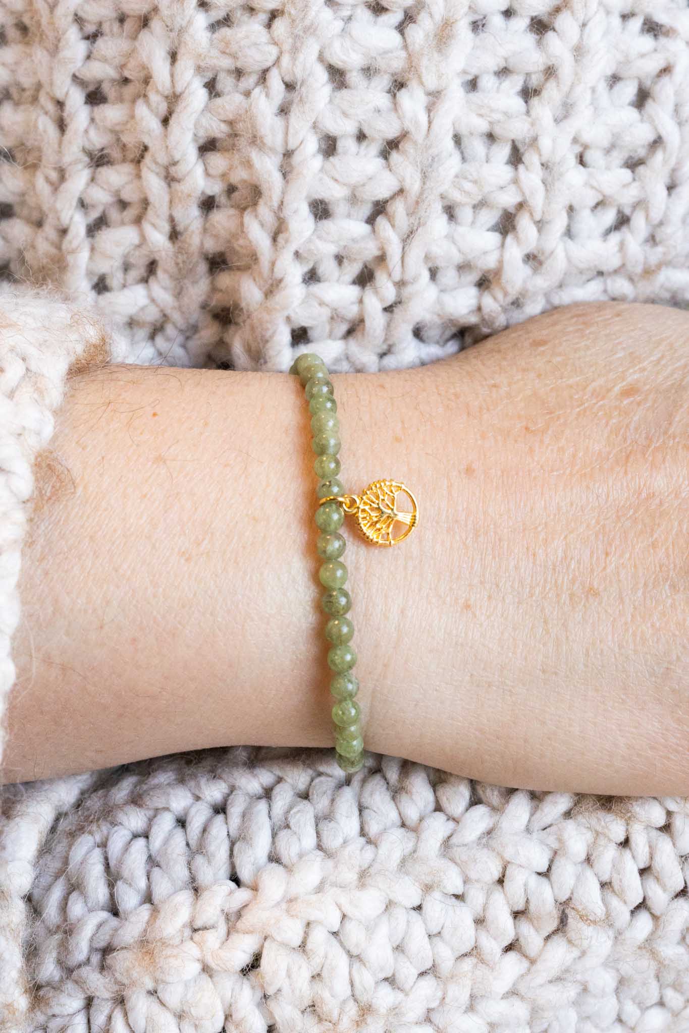 Sensa: bracelet en aventurine verte paix intérieure