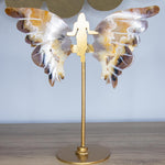 Décoration spirituelle ailes ange en agate