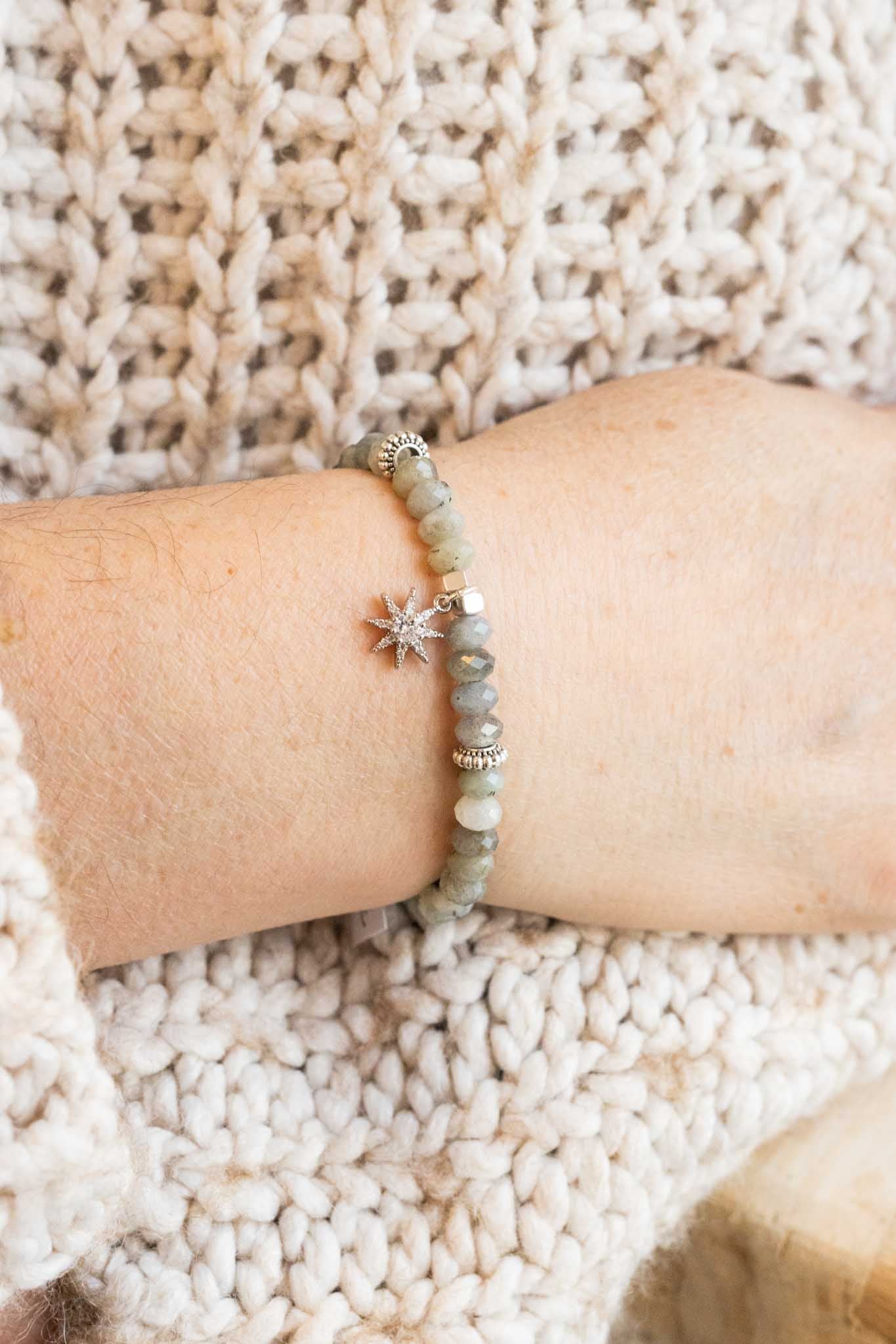 Elina: bracelet en labradorite bouclier énergétique