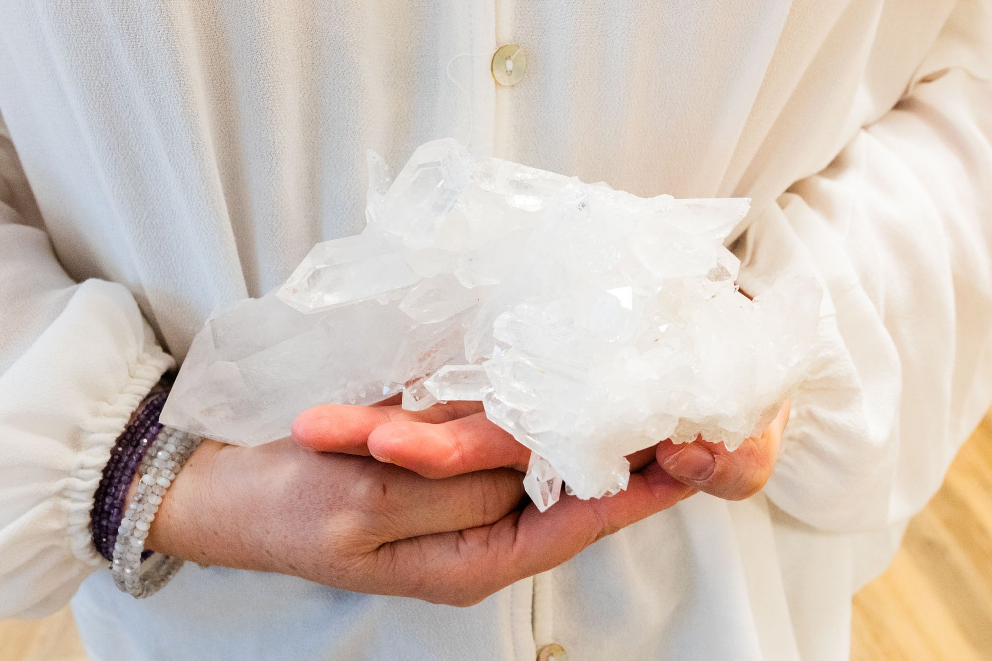 Lumina Mundi: Amas de cristal de roche du Brésil