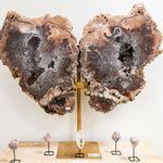 décoration améthyste rose