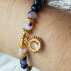 Déesse Cosmique: bracelet spirituel en pierres naturelles