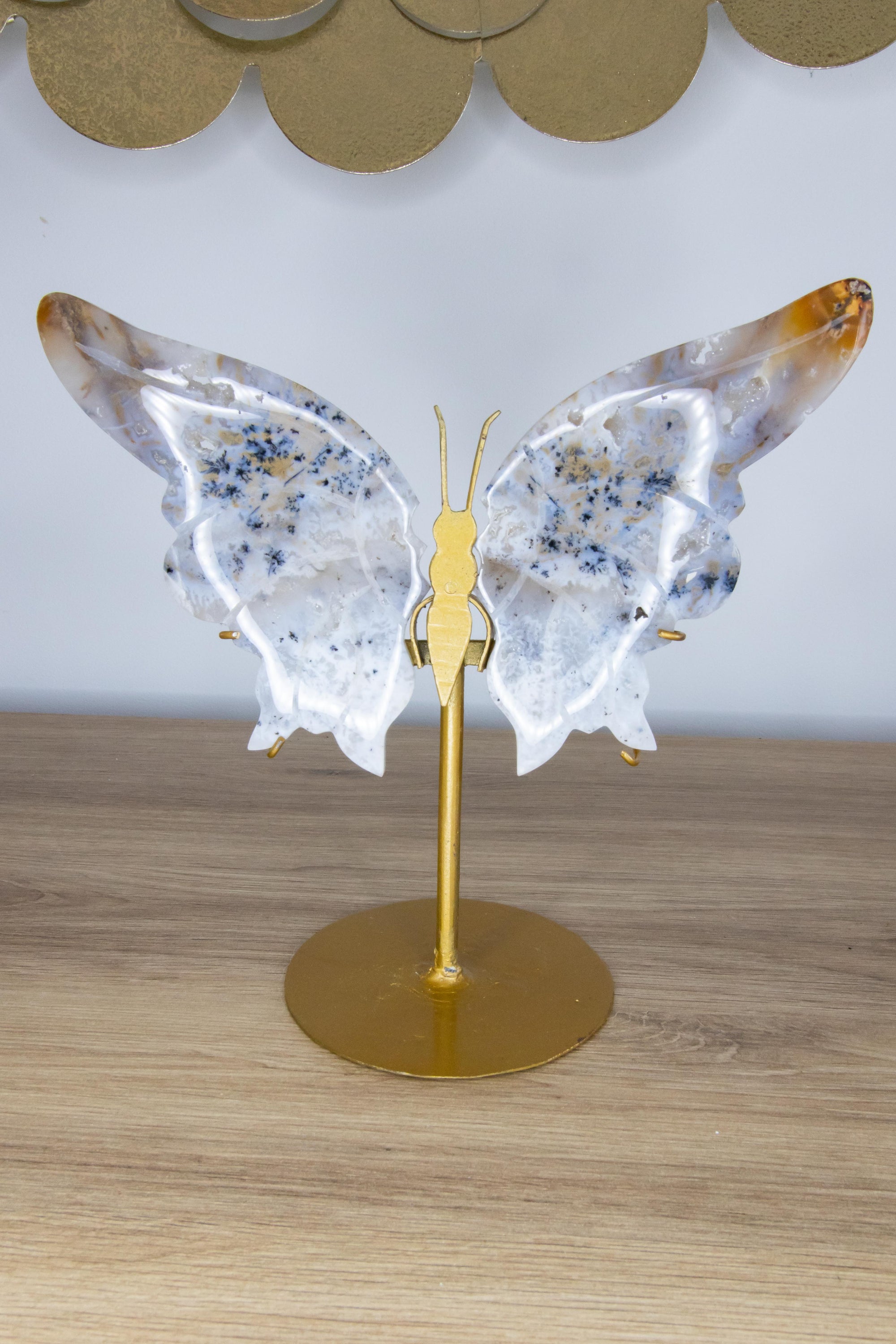 Papillon Mystique: ailes de papillon en merlinite